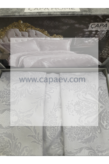 Beste Şönil Jakarlı Çift Kişilik Pike Takımı