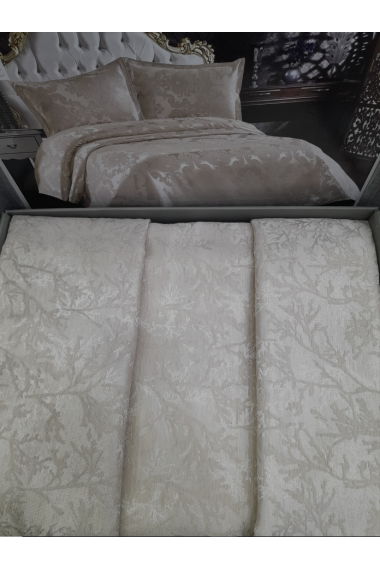 Beste Şönil Jakarlı Çift Kişilik Pike Takımı-kapi