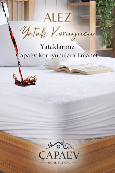 Çift Kişilik Fitted Sıvı Geçirmez Alez 160 x 200 Çift Kişilik Fitted Sıvı Geçirmez Alez 160 x 200