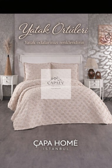 Hayel Lüks Şönil Yatak Örtüsü