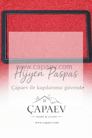 Dezenfektan Havuzlu Kauçuk Hijyen Paspas 45 cm x 70 cm