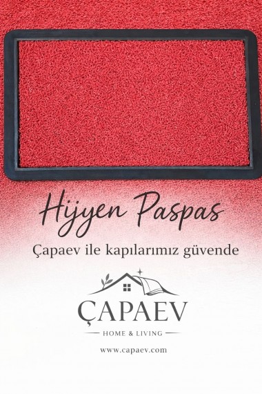 Dezenfektan Havuzlu Kauçuk Hijyen Paspas 45 cm x 70 cm