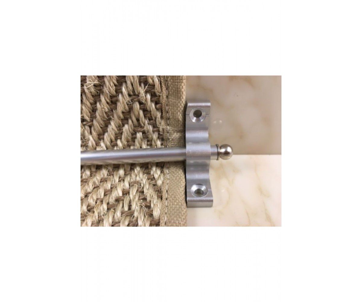 Merdiven Halı Dip Çubuğu 8mm Kalın Krom 1,10 cm Ehil 8000 8 mm