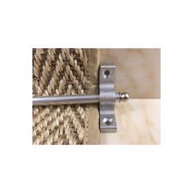 Merdiven Halı Dip Çubuğu 8mm Kalın Krom 1,10 cm Ehil 8000 8 mm