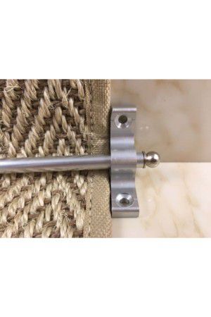Merdiven Halı Dip Çubuğu 8mm Kalın Krom 1,10 cm Ehil 8000 8 mm