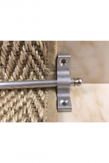 Merdiven Halı Dip Çubuğu 8mm Kalın Krom 1,10 cm Ehil 8000 8 mm