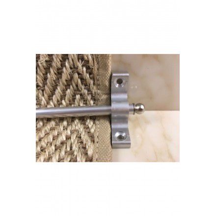 Merdiven Halı Dip Çubuğu 8mm Kalın Krom 1,10 cm Ehil 8000 8 mm