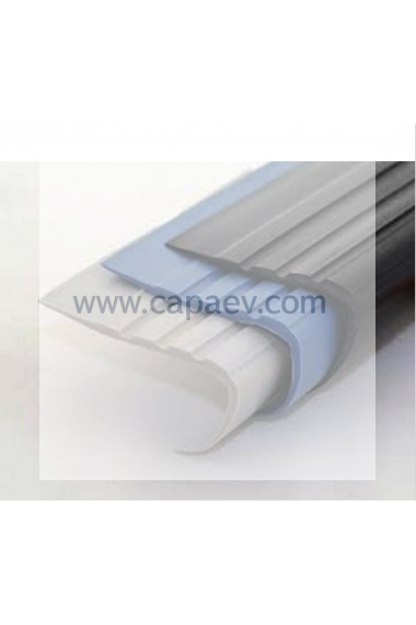 Pvc Merdiven Burunluğu Oluklu Kaymayı Önleyici Pvc Merdiven Burunluğu-Mavi renk