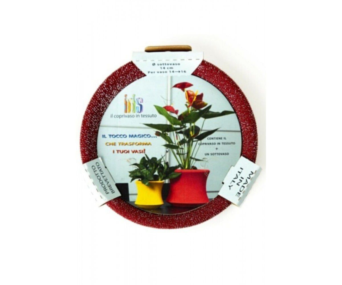 Saksı Kılıfı 14cm-Bordo